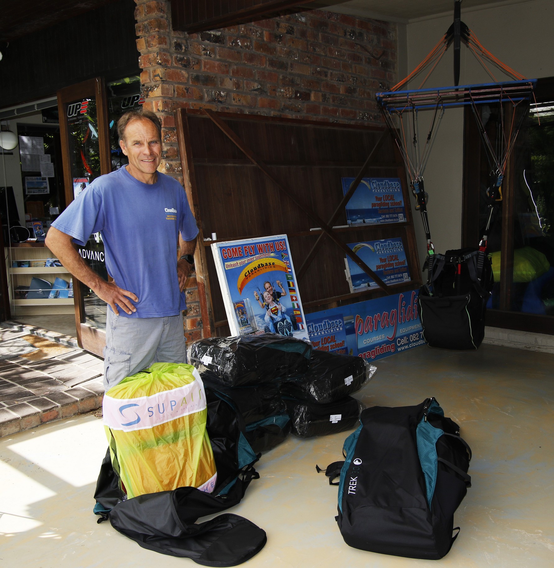 Jan with New School Gliders